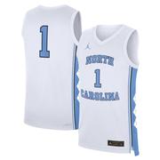 UNC Jordan Brand #1 Home Basketball Jersey