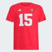 Nebraska Adidas YOUTH Dylan Raiola #15 Shirsey