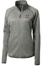 Mississippi State Cutter & Buck Women's Mainsail Sweater Knit Jacket