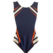 Auburn Stripes Foxy's Leotard