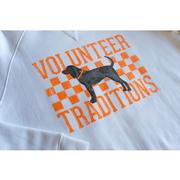 Tennessee Volunteer Traditions Bluetick Classic Checkerboard Crew