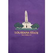 LSU Campus Building Embroidered Crew