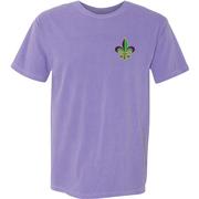 LSU Bayou Apparel Mike Mardi Gras Comfort Colors Tee