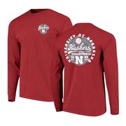 Nebraska Volleyball Comfort Colors LS Tee