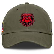 Georgia Nike Military Club Unstructured Tri-Glide Cap