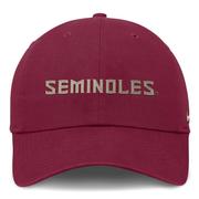 Florida State Nike Club Unstructured Tri-Glide Cap