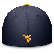 West Virginia Nike Rise Structured Swooshflex Cap