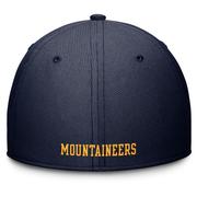 West Virginia Nike Rise Structured Swooshflex Cap