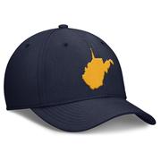 West Virginia Nike Rise Local Structured Swooshflex Cap