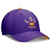 LSU Nike Rise Structured Swooshflex Cap