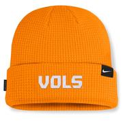 Tennessee Nike Sideline Terra Standard Cuff Waffle Beanie