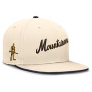 West Virginia Nike Dri-Fit Pro Structured Round Bill Fitted Cap