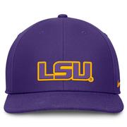 LSU Nike Dri-Fit Pro Structured Square Bill Cap