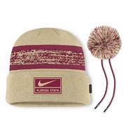 Florida State Nike Peak Standard Cuff Pom Beanie