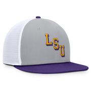 LSU Nike Dri-Fit Pro Structured Mesh Square Bill Cap