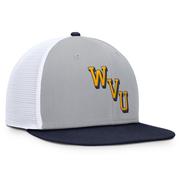 West Virginia Nike Dri-Fit Pro Structured Mesh Square Bill Cap