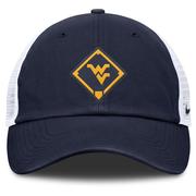 West Virginia Nike Club Primetime Unstructured Trucker Cap