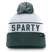 Michigan State Nike Local Peak Pom Beanie