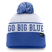 Kentucky Nike Local Peak Pom Beanie