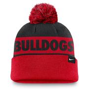 Georgia Nike Primetime Peak Pom Beanie