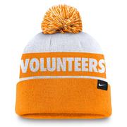 Tennessee Nike Primetime Peak Pom Beanie