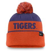 Clemson Nike Primetime Peak Pom Beanie