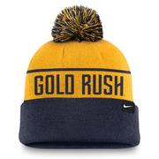 West Virginia Nike Local Peak Pom Beanie