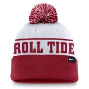 Alabama Nike Local Peak Pom Beanie