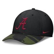 Alabama Nike Military Dri-fit Rise Swooshflex Cap