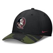 Florida State Nike Military Dri-fit Rise Swooshflex Cap