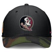 Florida State Nike Military Dri-fit Rise Swooshflex Cap