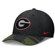 Georgia Nike Military Dri-fit Rise Swooshflex Cap