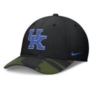 Kentucky Nike Military Dri-fit Rise Swooshflex Cap