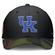 Kentucky Nike Military Dri-fit Rise Swooshflex Cap