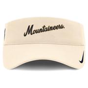 West Virginia Nike Ace Primetime Visor