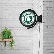 Michigan State Double Sided Rotating Lighted Wall Sign