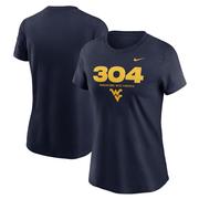 West Virginia Nike Women's Local Cotton Tee