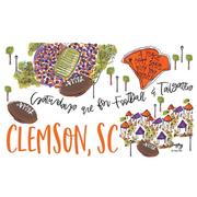 Clemson 32 Oz Saturdays Straw Tumbler