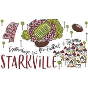 Starkville 32 Oz Saturdays Straw Tumbler