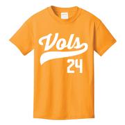Tennessee 2024 NCAA College World Series Nat Champs YOUTH NIL Shirsey Tee