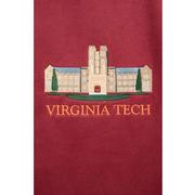 Virginia Tech Campus Building Embroidered Crew