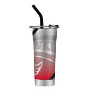 Western Kentucky Stripe Straw Tumbler